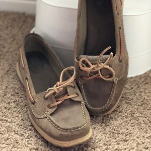 Sperry Herringbone Print Boat shoes